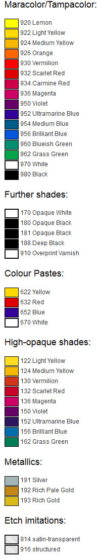 Kolory Farby MaraGlass MGL