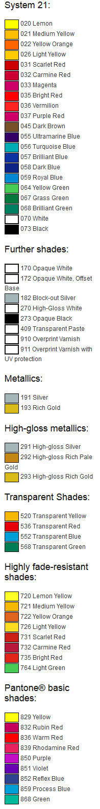 Kolory Farby MaraStar SR