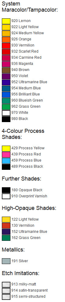 Kolory Farby Tampa Glass TPGL