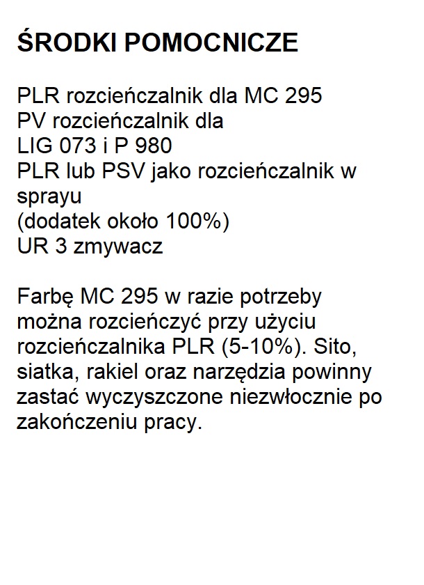 Środki pomocnicze MaraChrome MC